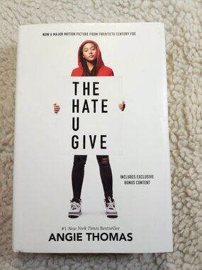 Angie Thomas The Hate U Give Hardcover Book Movie Tie-In Edition 2018